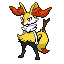 Braixen front sprite