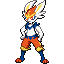 Cinderace front sprite