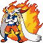 Cinderace front sprite