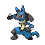 Lucario front sprite