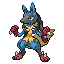 Lucario front sprite