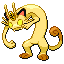 Meowth front sprite
