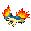 Quilava front sprite